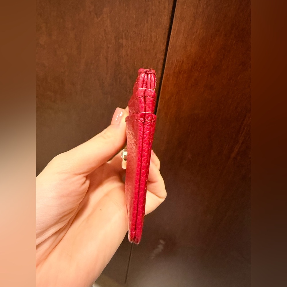 BRIGHTON B Wishes Card Case Holder Leather Lipstick Make Every Moment Count - Picture 7 of 13